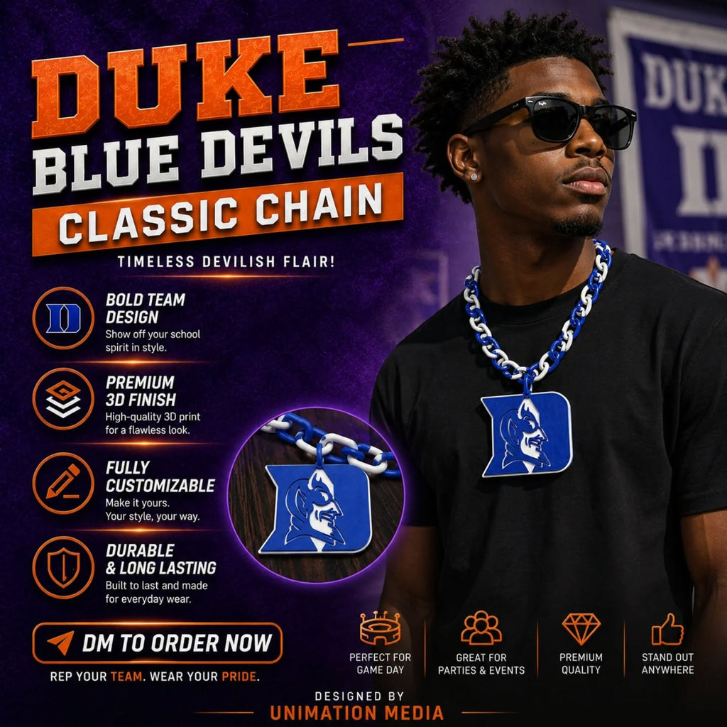 Duke Blue Devils Classic Chain – Timeless Devilish Flair!